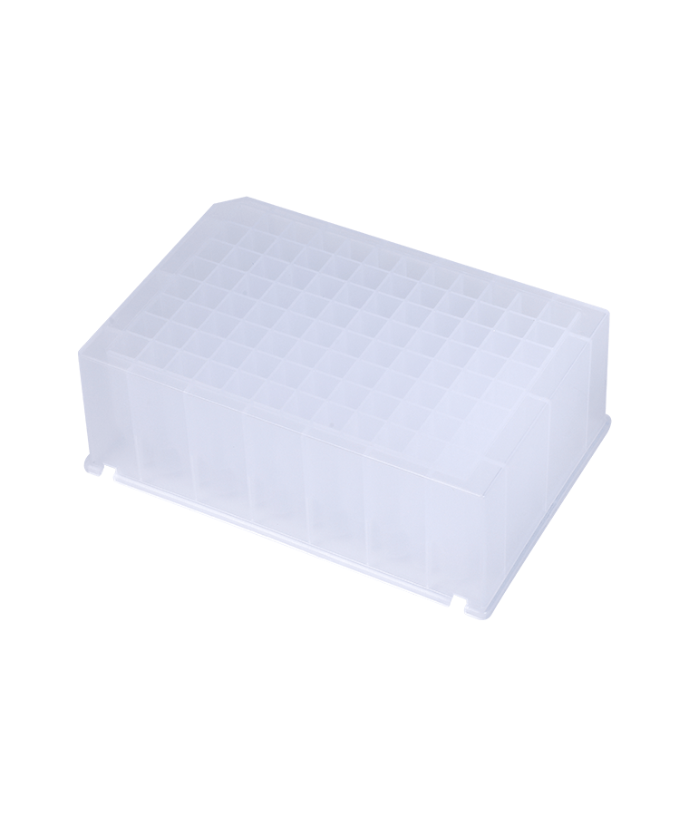 D-220-96S-AC 2.2ml 96-well deep well plate square well conical bottom