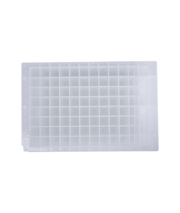 What materials are deep well plates commonly made from